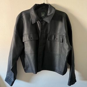 Wild Fable Oversized Leather Jacket/Shacket
